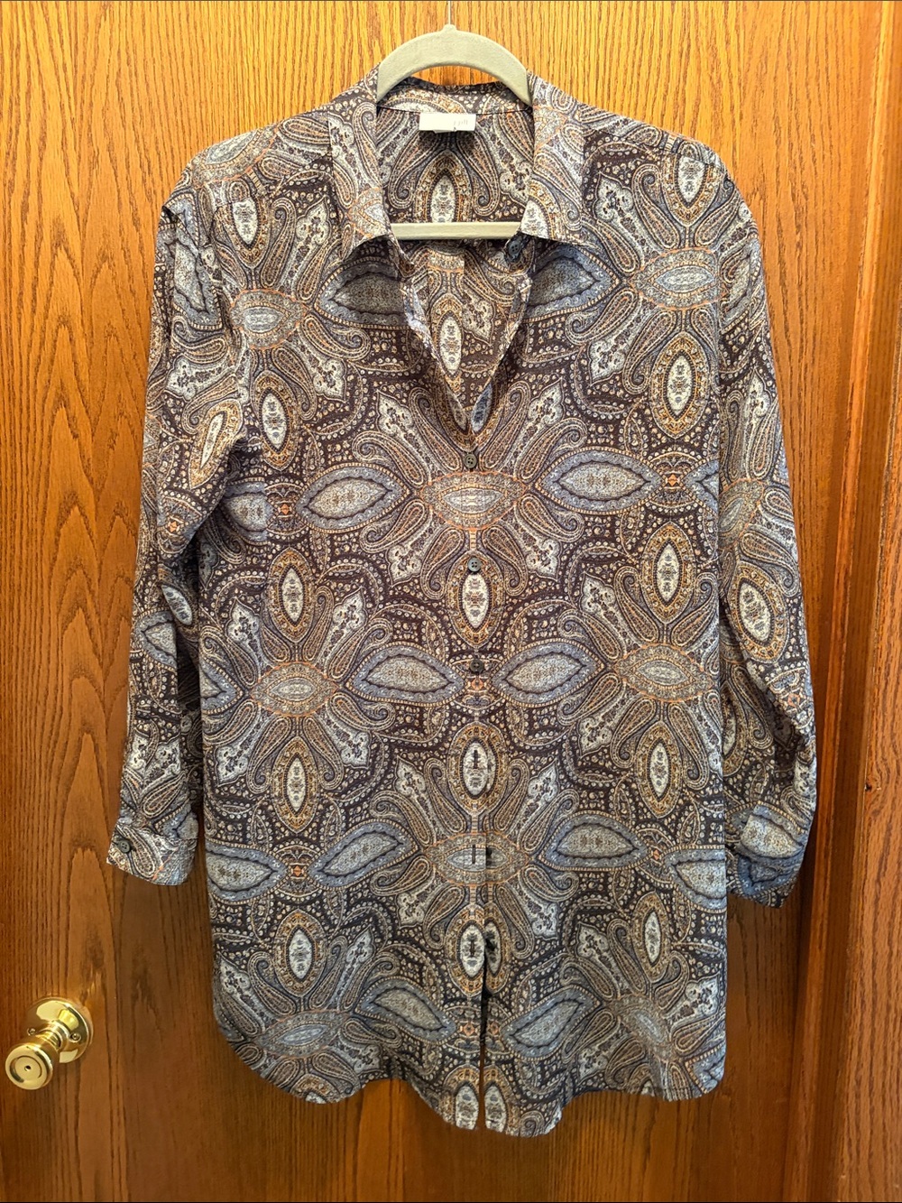 JJill Paisley lightweight blouse